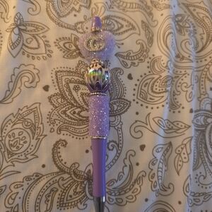Elegant Purple Decorative Pen